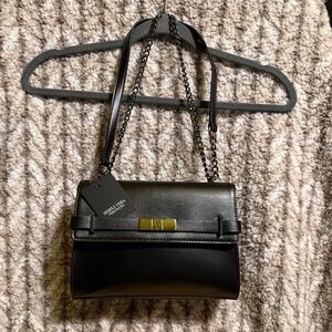Simply Vera Vera Wang Purse Black Chain strap